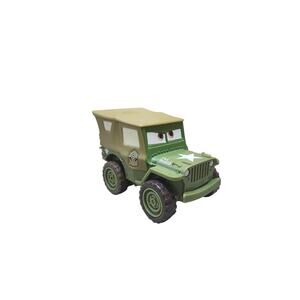 Disney Pixar Cars Sarge Shake n Go Jeep 2007 Mattel Talking Army Vehicle Toy